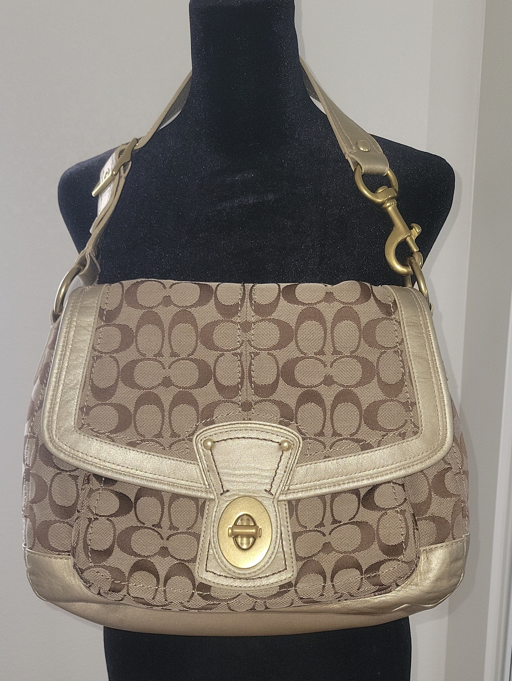 Coach Legacy Ali Flap Shoulder Bag F12857